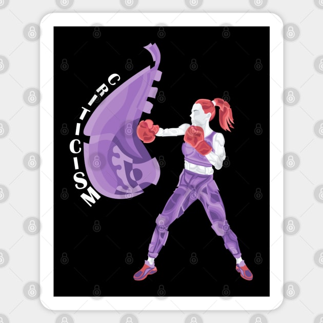 BE A STRONG GIRL LET THEM KNOW YOUR POWER Sticker by STYLIZED ART